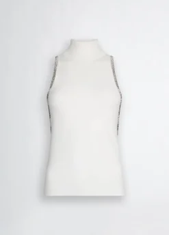 Outlet Top in Maglia con Strass / Donna Top