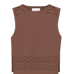 Sale Top in Maglia con Trafori / Donna Top