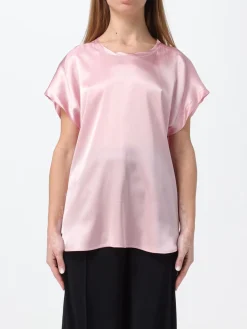 New Top in Satin Stretch / Donna Bluse