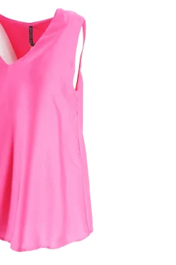 Online Top in Viscosa con Scollo a V / Donna Bluse