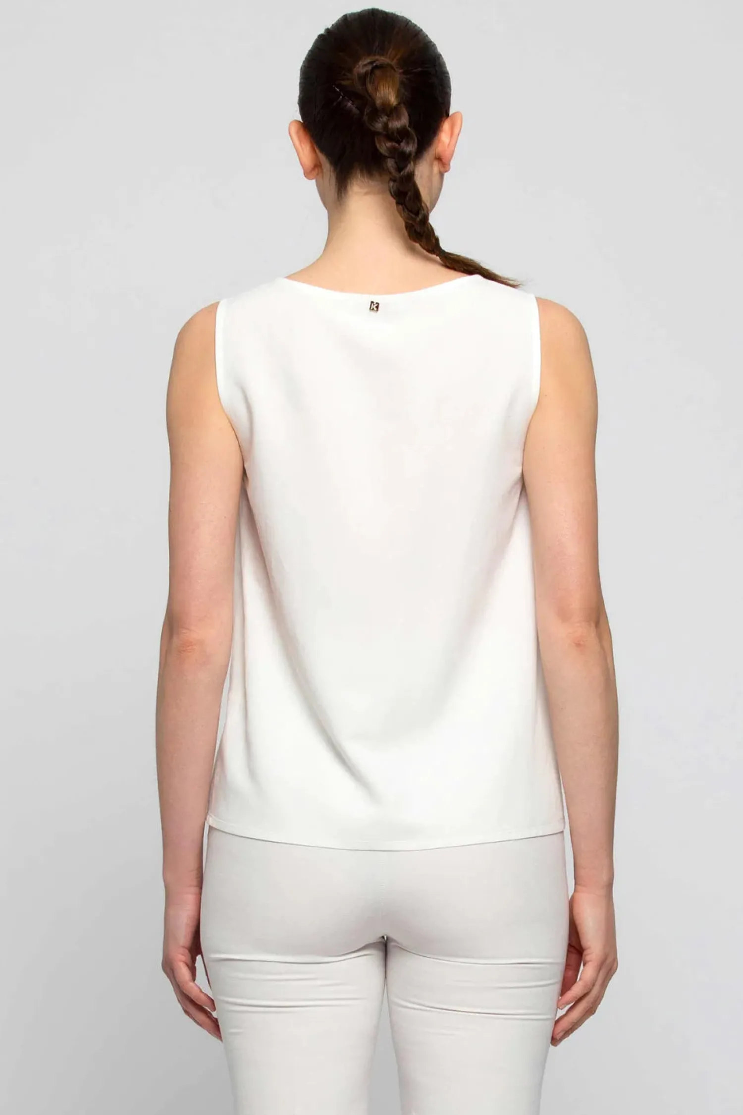 Outlet Top in Viscosa e Lino / Donna Top