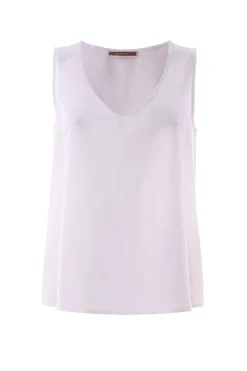 Outlet Top in Viscosa e Lino / Donna Top