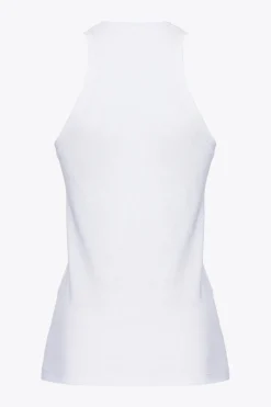 Online Top Logato a Costine / Donna Top