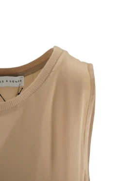 Online Top Smanicato in Viscosa / Donna Top