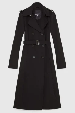 Online Trench con Fibbia in Nylon Bielastico / Donna Giubbini