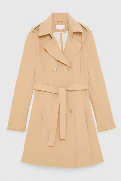 New Trench in Tessuto Bielastico / Donna Giubbini
