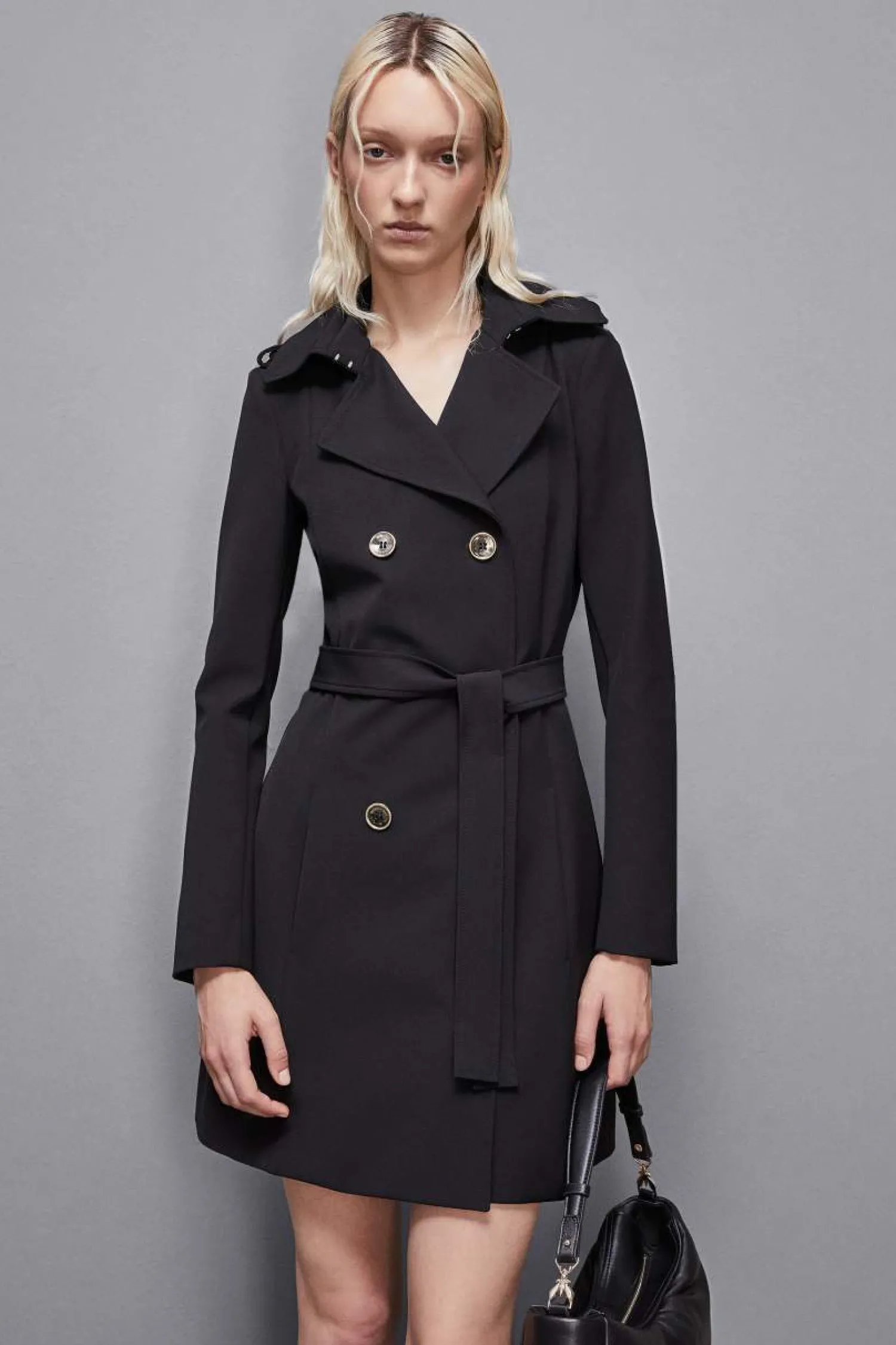 Best Trench in Tessuto Bielastico / Donna Giubbini