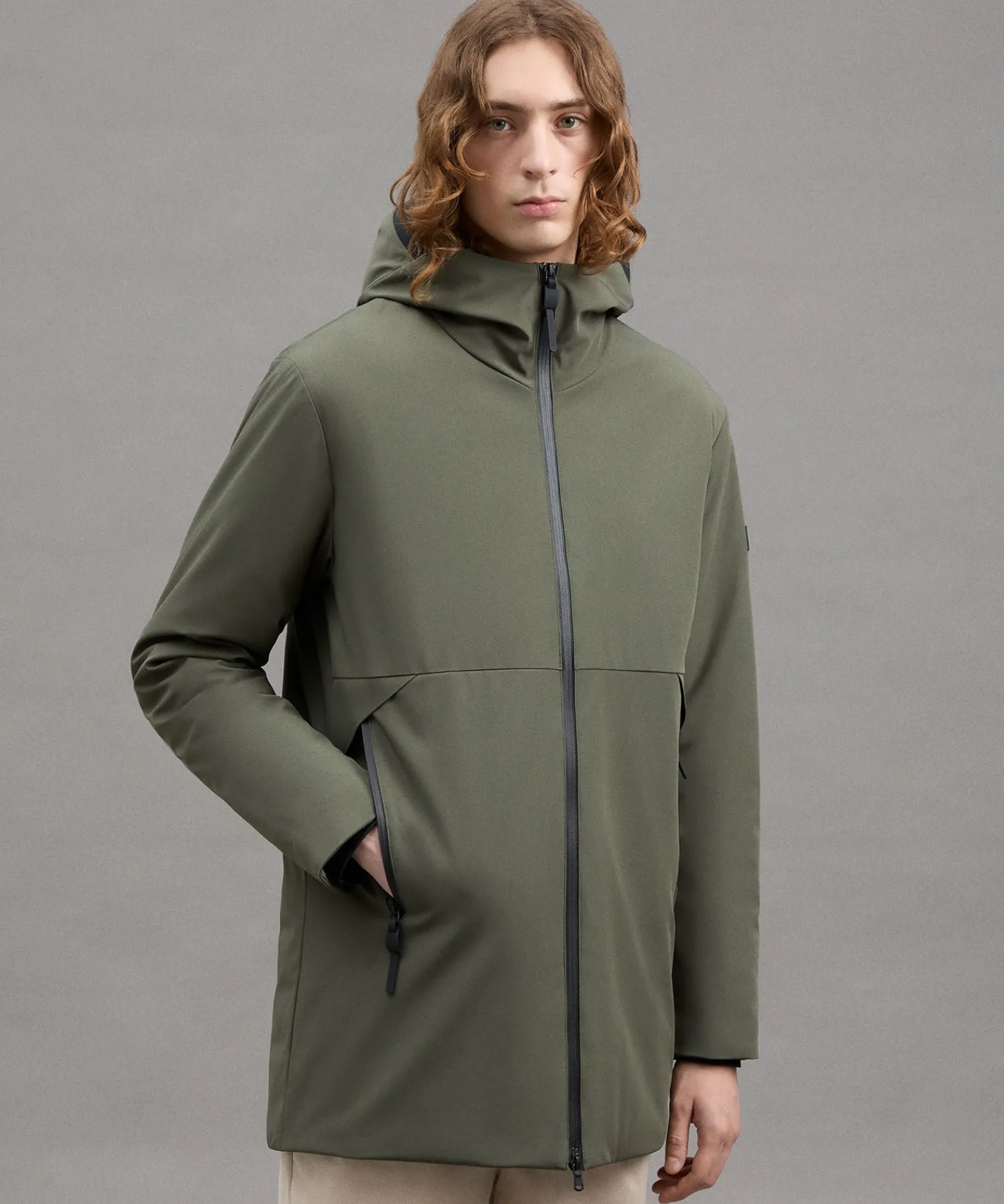 Trench Liscio in Primaloft / Uomo Giubbotti