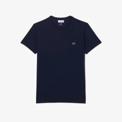 Outlet T-Shirt a Girocollo in Jersey di Cotone Pima / Uomo T-shirt