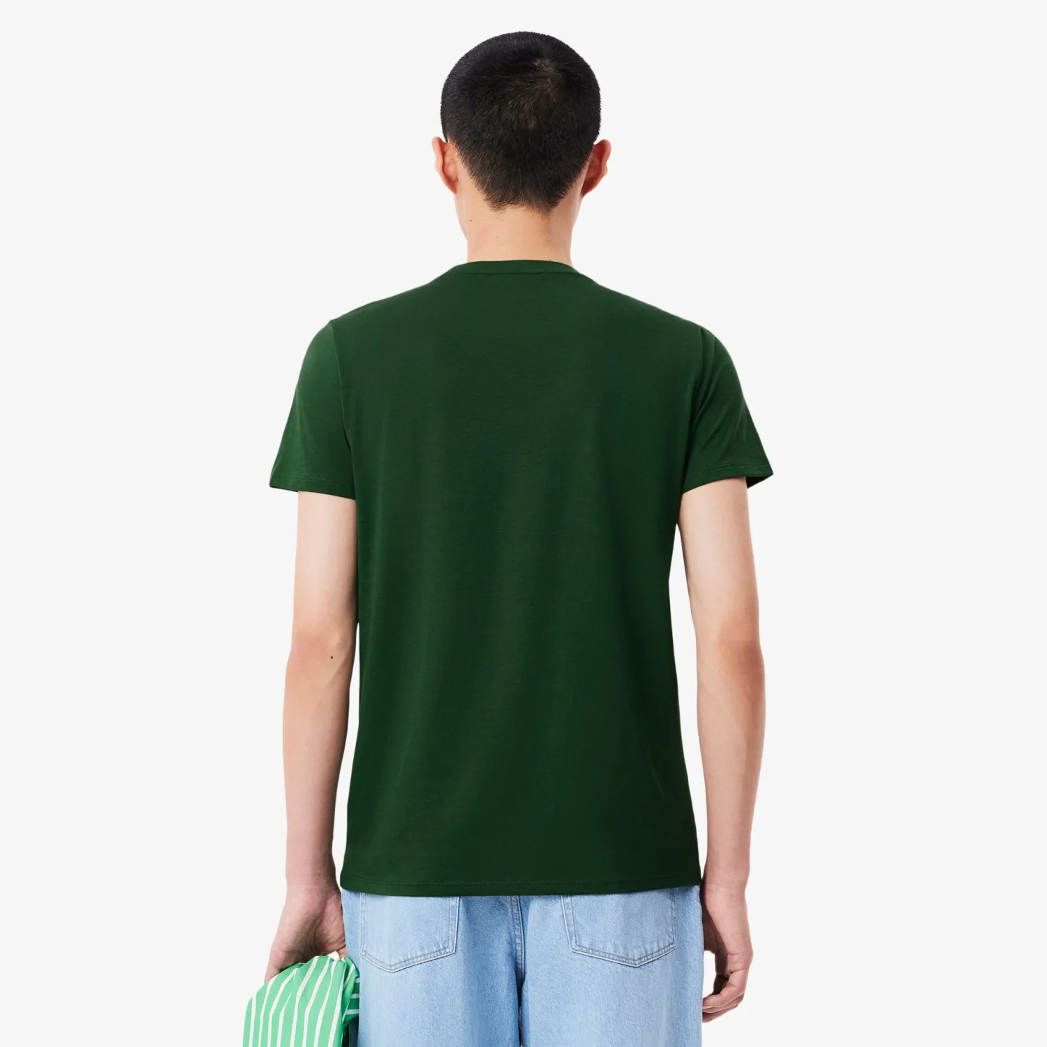 Hot T-Shirt a Girocollo in Jersey di Cotone Pima / Uomo T-shirt