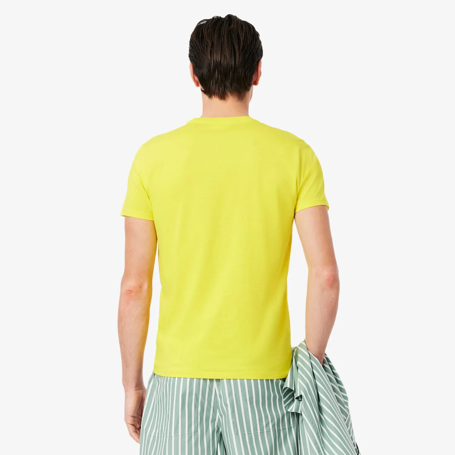 T-Shirt a Girocollo in Jersey di Cotone Pima / Uomo T-shirt
