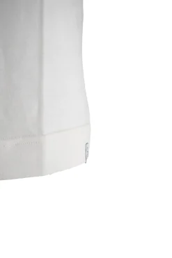 Outlet T-Shirt con Bordi a Contrasto / Bianco Uomo T-shirt