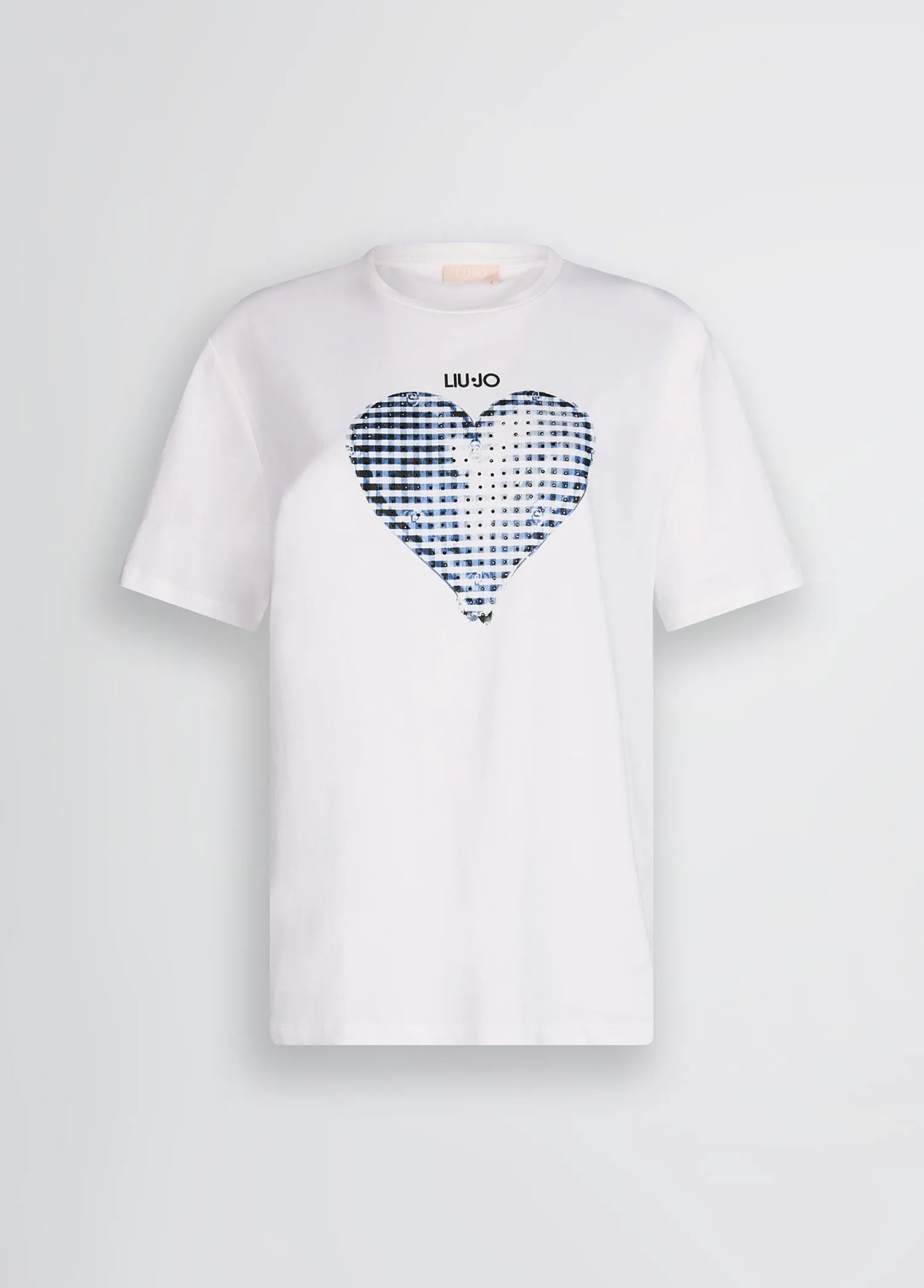 Hot T-Shirt con Cuore e Strass / Donna T-shirt