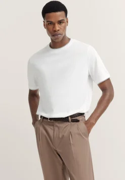 T-Shirt con Dettagli a Contrasto / Uomo T-shirt