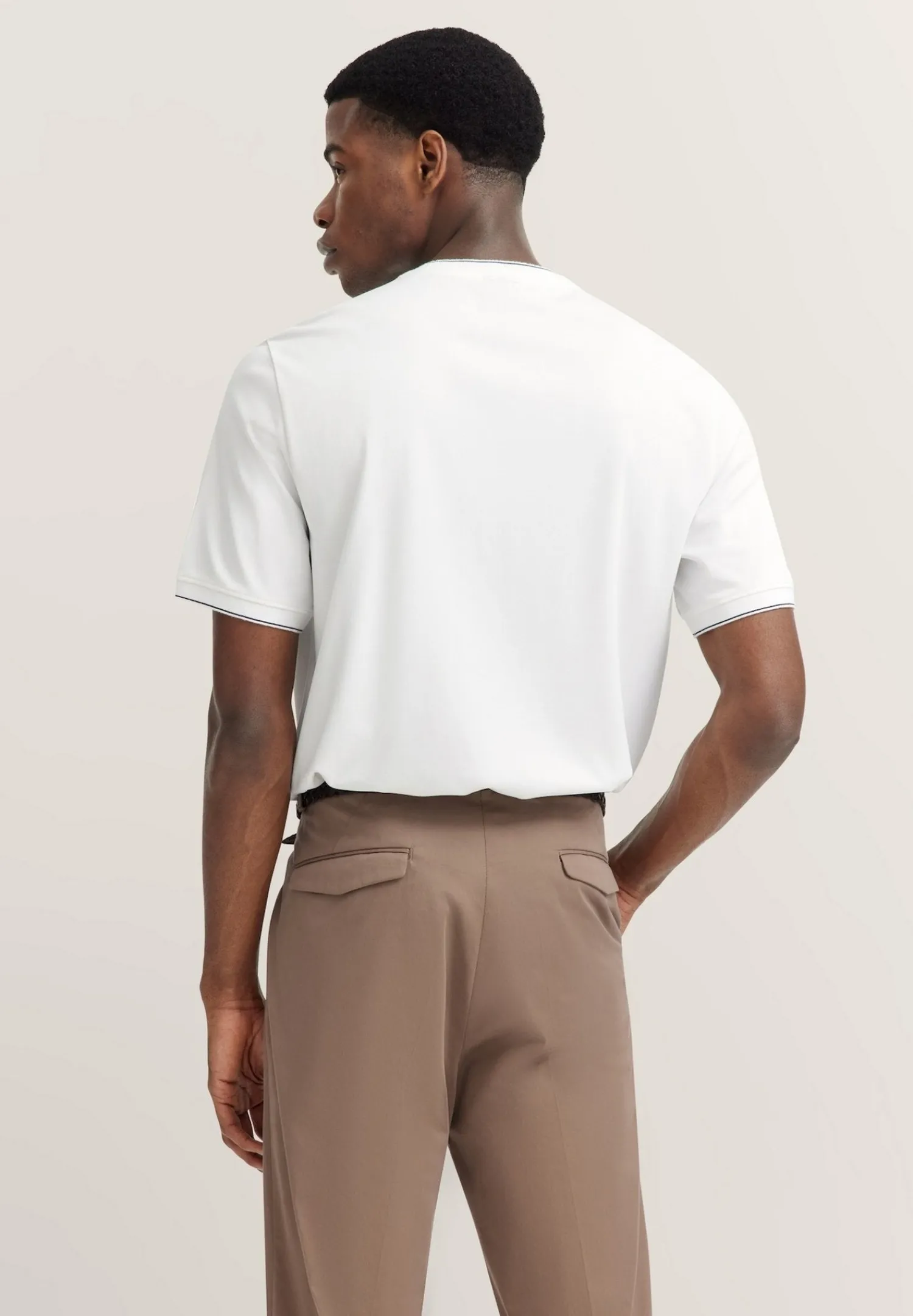 T-Shirt con Dettagli a Contrasto / Uomo T-shirt