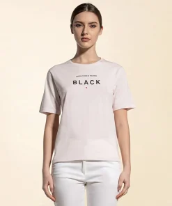 Sale T-shirt con lettering sul davanti / Donna T-shirt