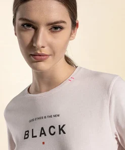 Sale T-shirt con lettering sul davanti / Donna T-shirt