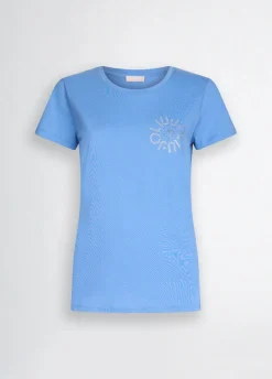 Hot T-Shirt con Logo e Strass / Donna T-shirt