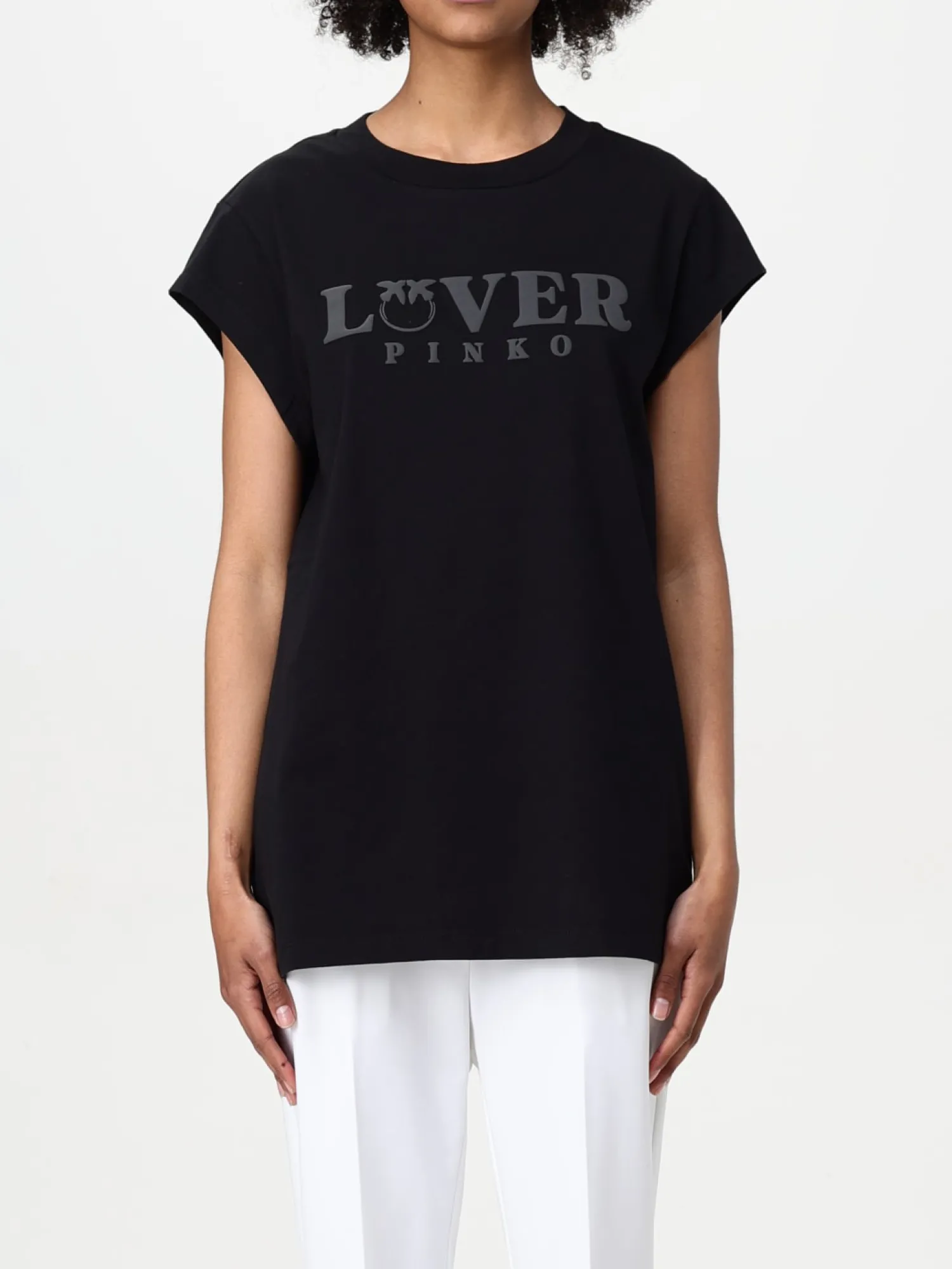 Discount T-Shirt con Logo Frontale / Donna T-shirt