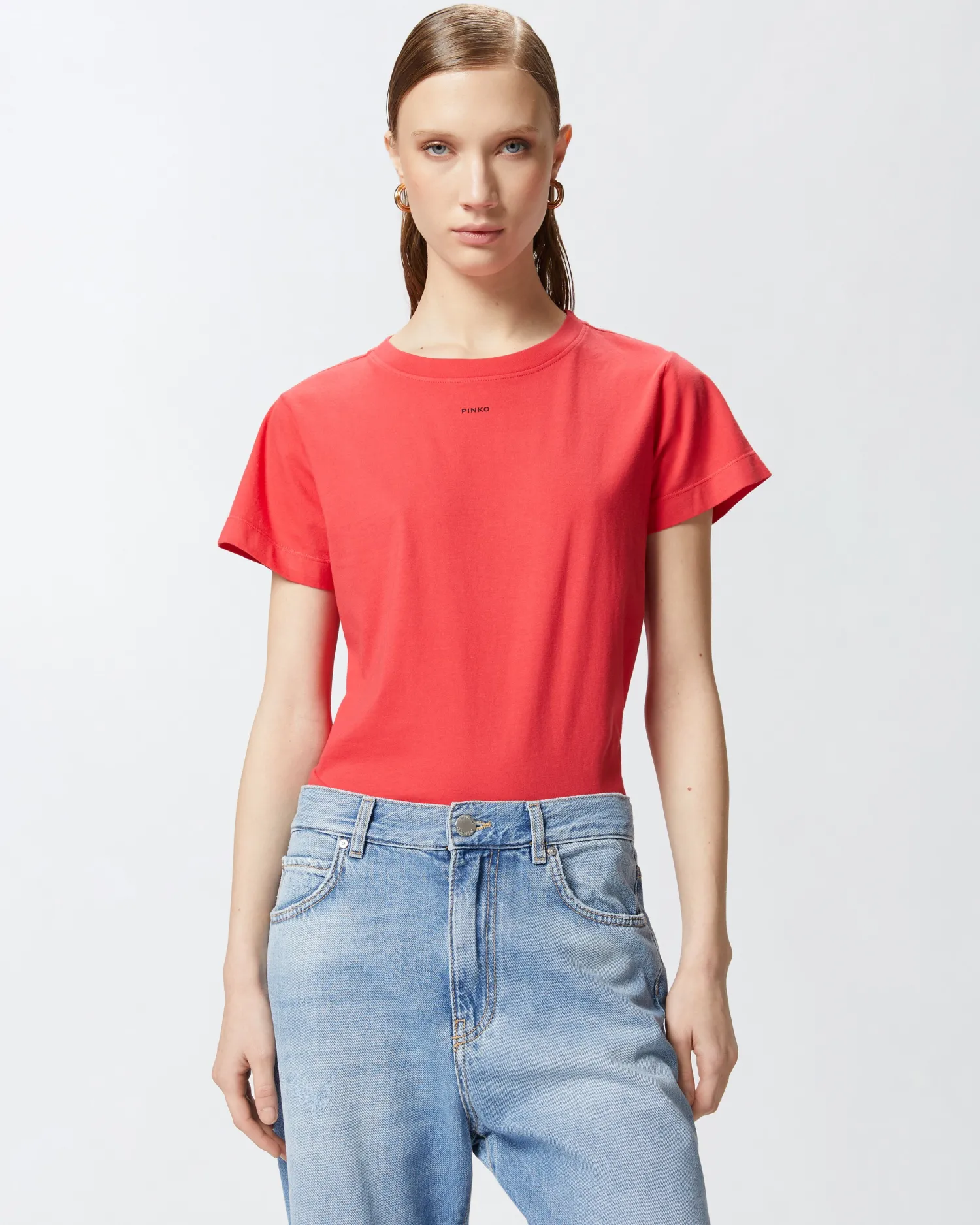Discount T-Shirt con Mini Logo / Donna T-shirt