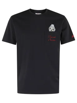 Best T-Shirt con Ricamo e Taschino / Uomo T-shirt