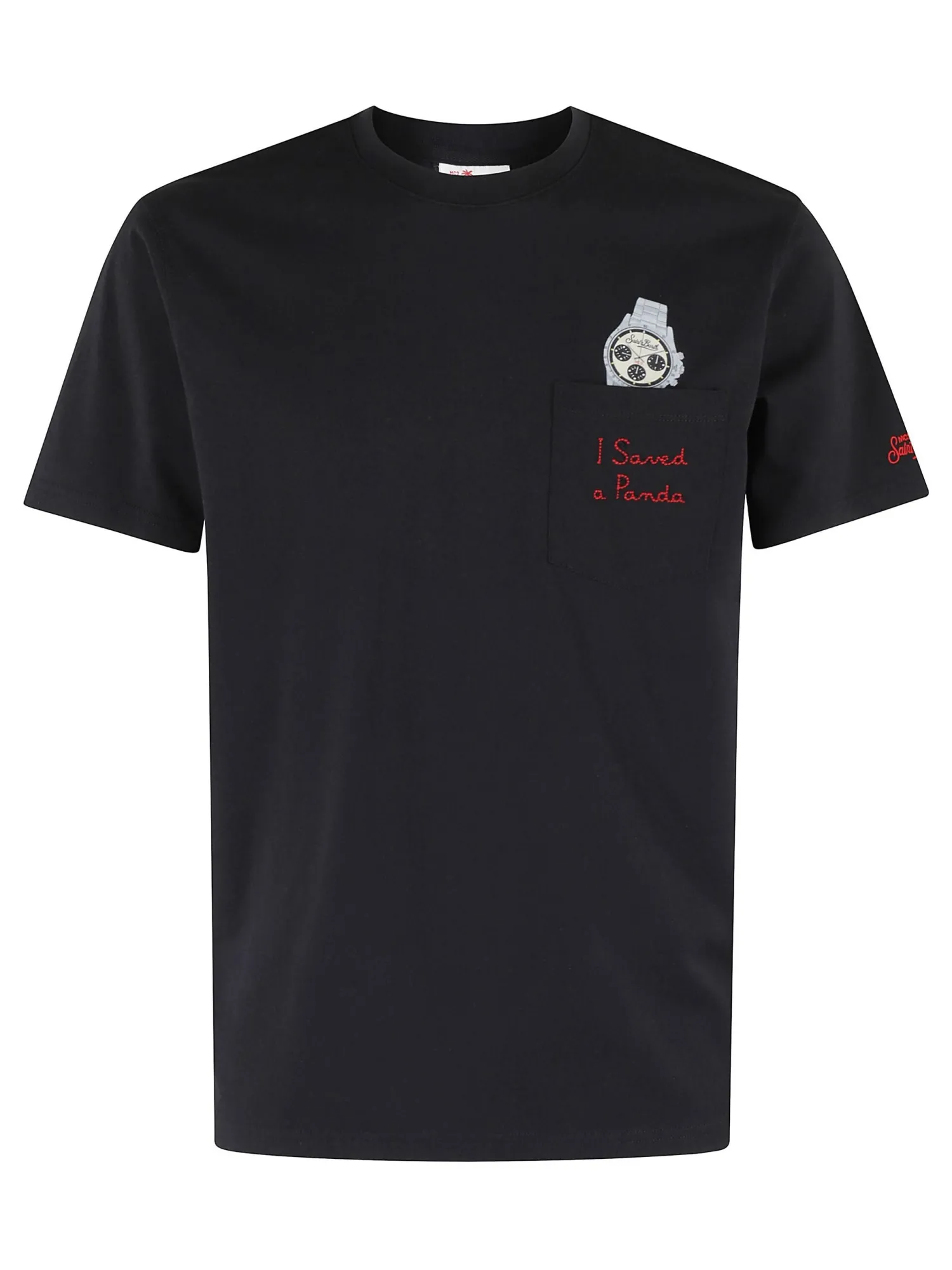 Best T-Shirt con Ricamo e Taschino / Uomo T-shirt