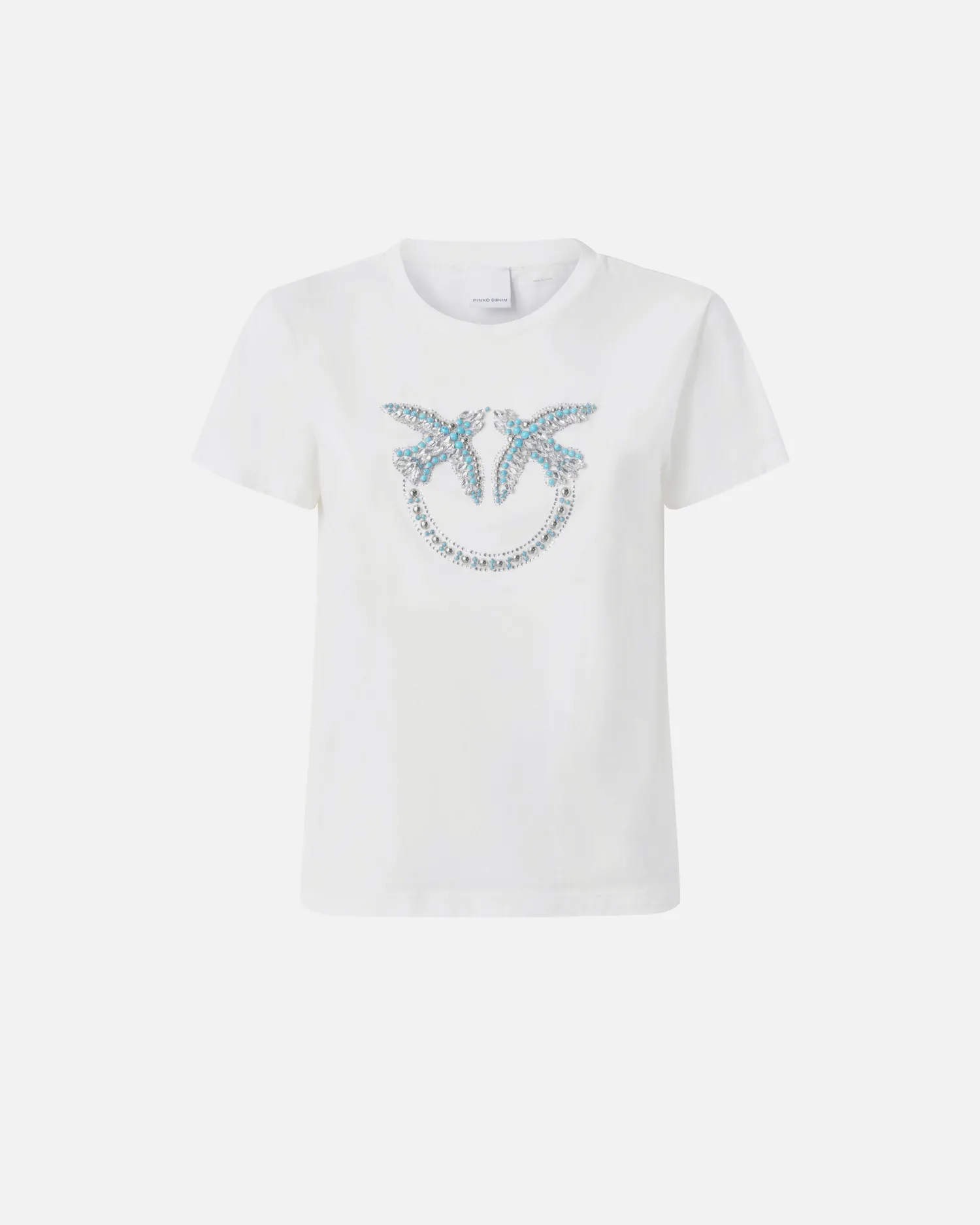 Online T-Shirt con Ricamo Logo in Cristalli / Donna Felpe