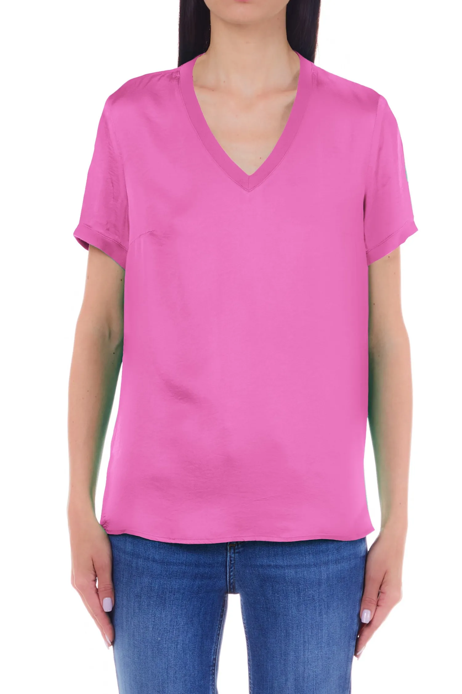 Hot T-Shirt con Scollo a V / Donna T-shirt