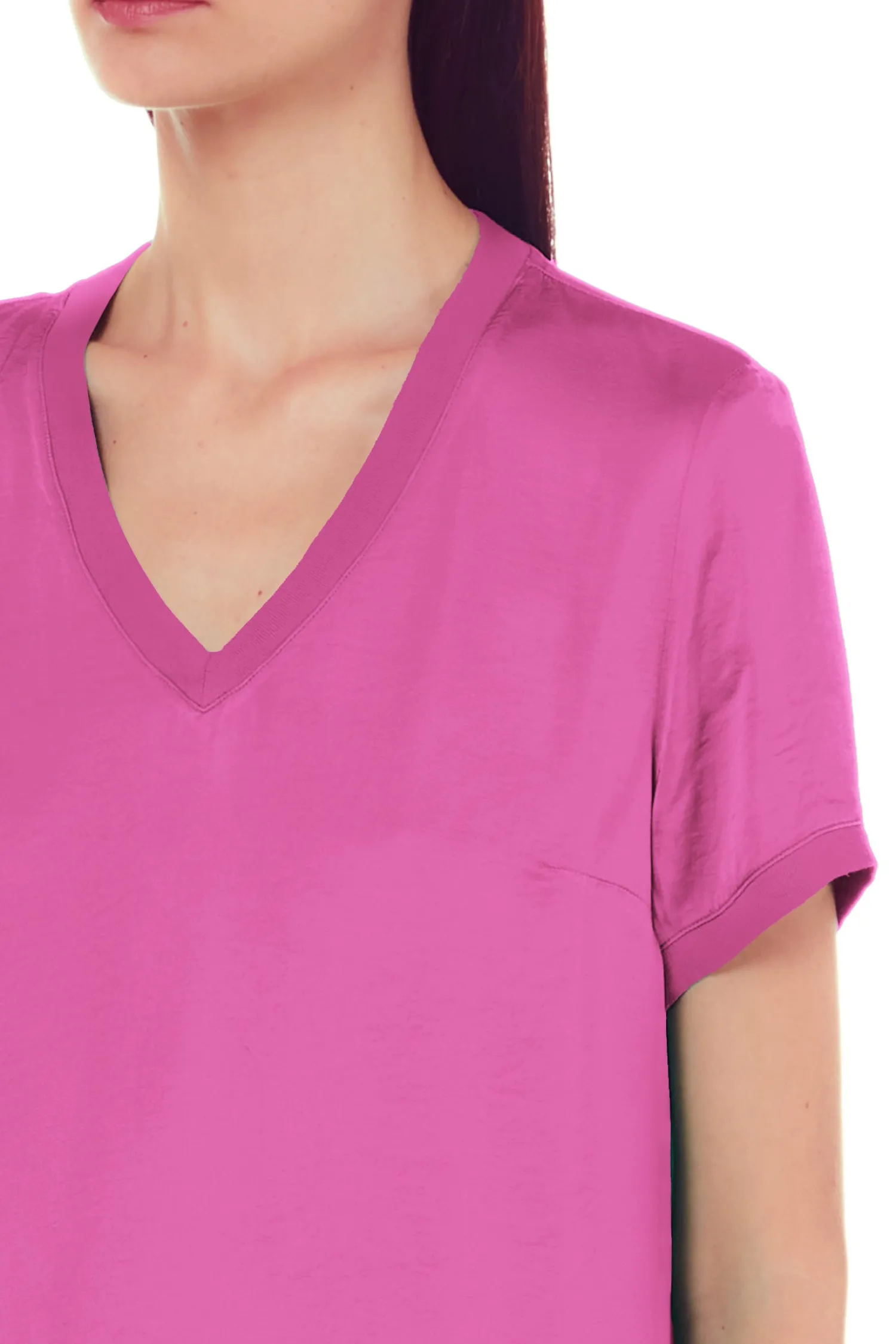 Hot T-Shirt con Scollo a V / Donna T-shirt