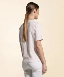 Outlet T-shirt con slogan eco sul davanti / Donna T-shirt