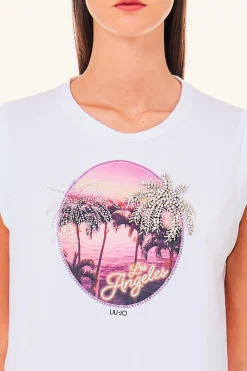 Outlet T-Shirt con Stampa Frontale / Donna T-shirt