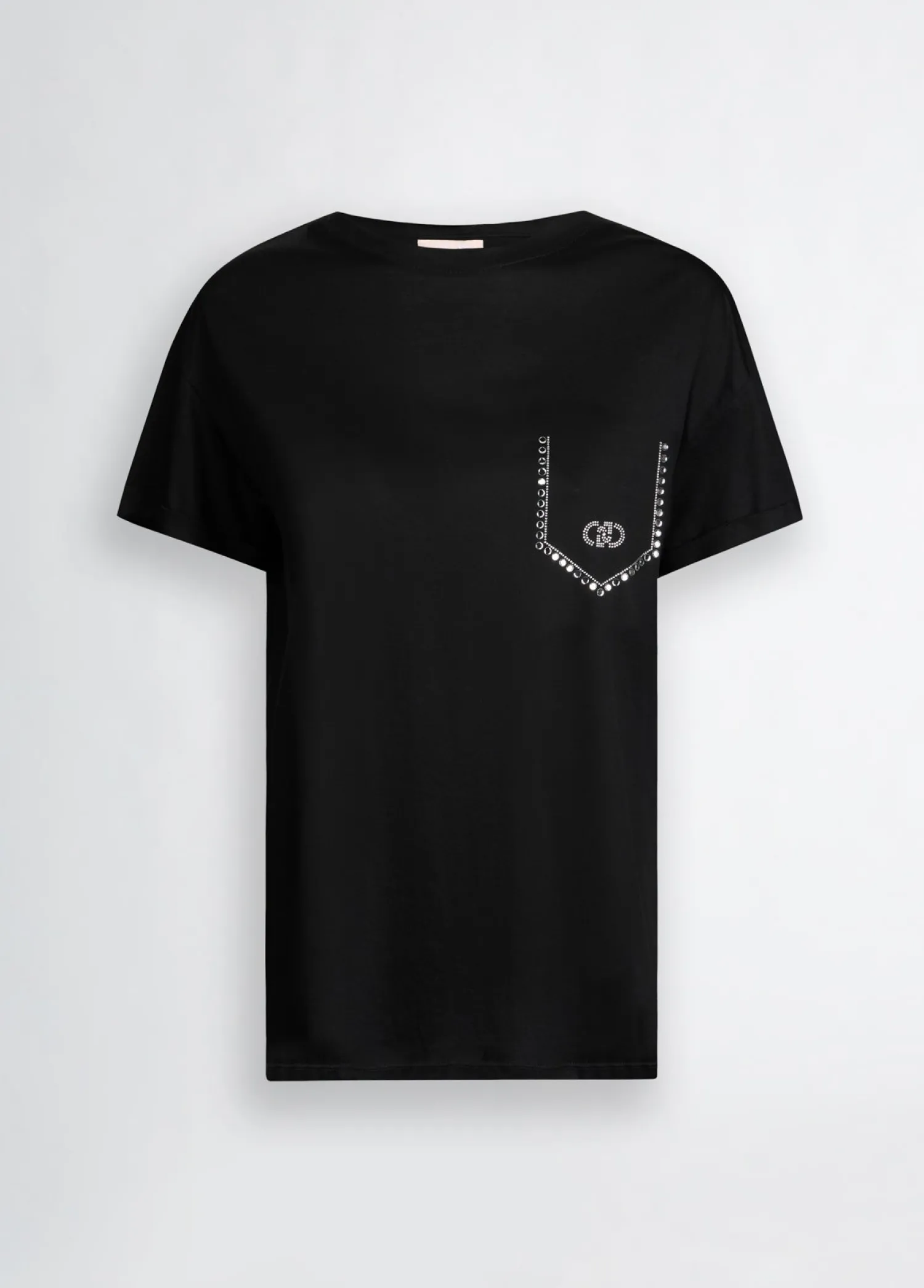 Outlet T-Shirt con Strass / Donna T-shirt