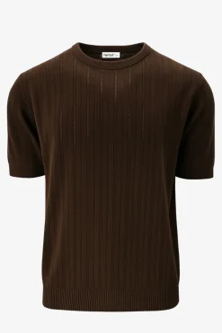 New T-Shirt con Tramatura Traforata / Uomo T-shirt