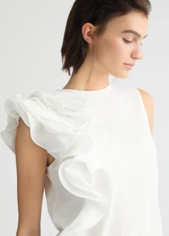Sale T-Shirt con Volant / Donna T-shirt