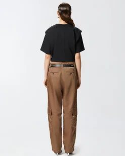 Clearance T-Shirt Corta con Nodo / Donna T-shirt