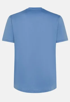Online T-Shirt Girocollo in Cotone Filo di Scozia / Uomo T-shirt