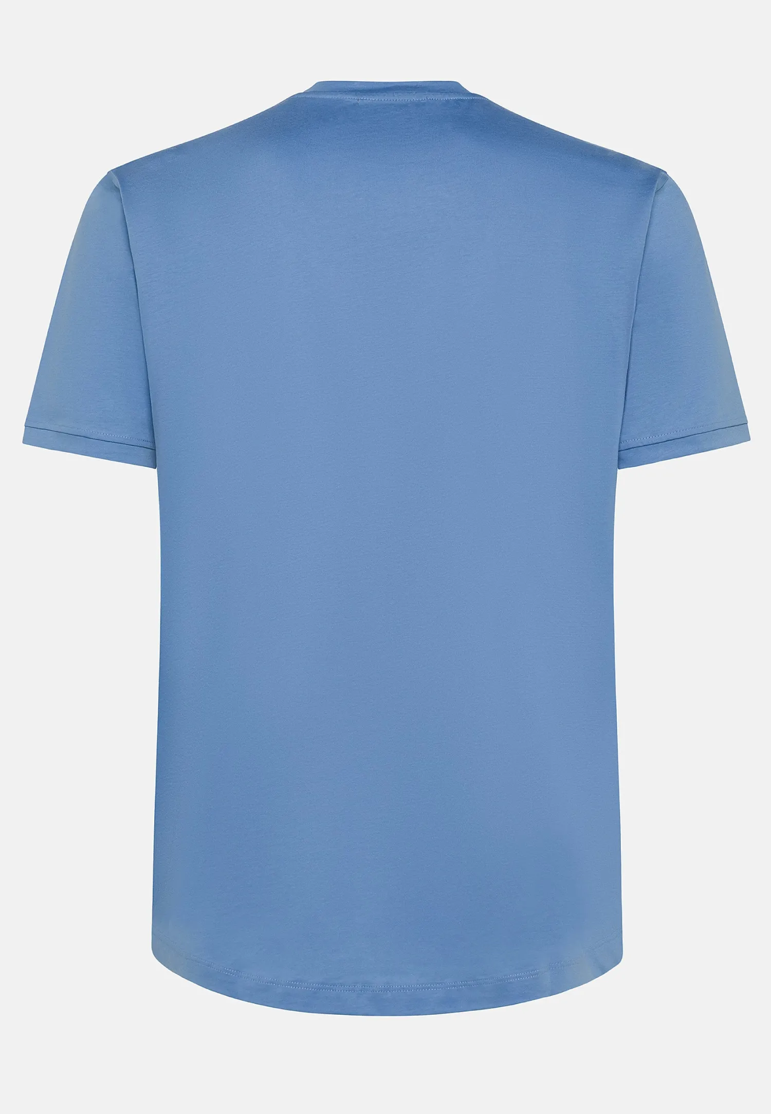 Online T-Shirt Girocollo in Cotone Filo di Scozia / Uomo T-shirt