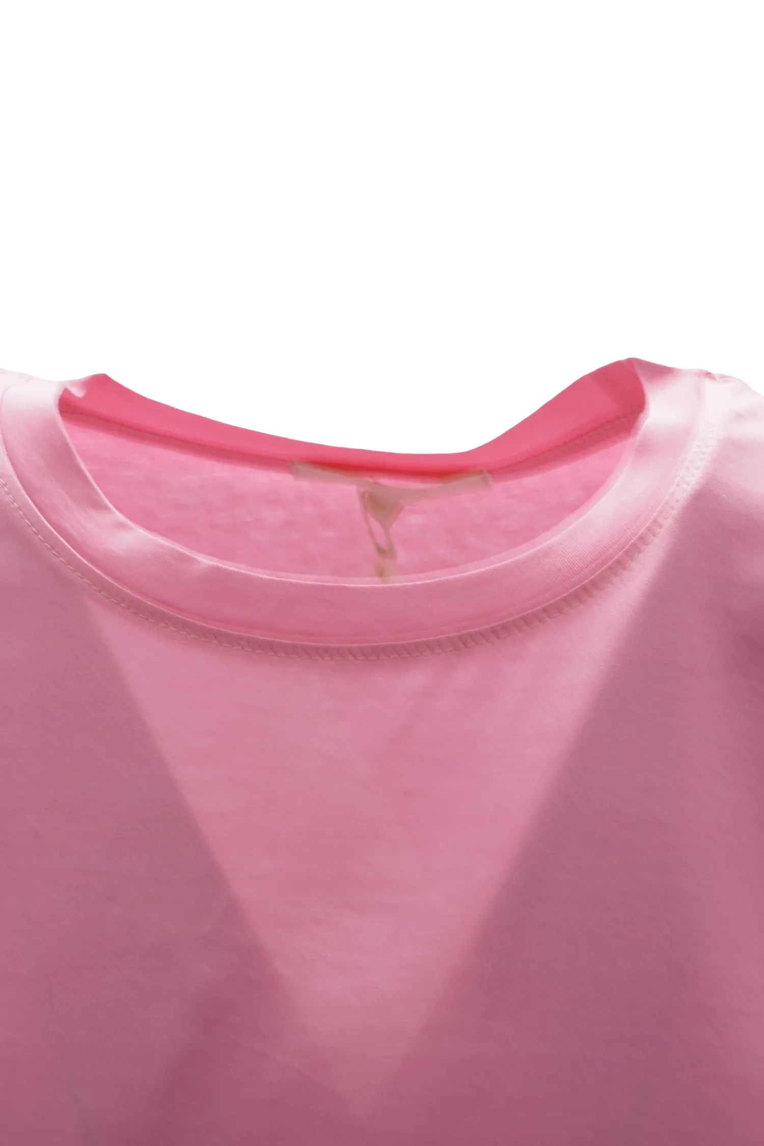 Clearance T-Shirt Girocollo in Filo di Scozia / Donna T-shirt