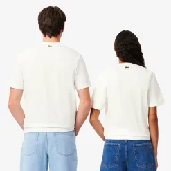 Online T-Shirt in Cotone con Logo Frontale / Donna T-shirt|T-shirt