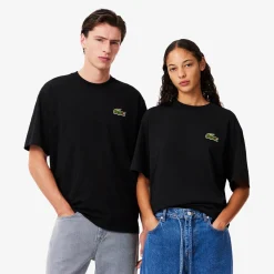 Online T-Shirt in Cotone con Logo Grande / Uomo T-shirt