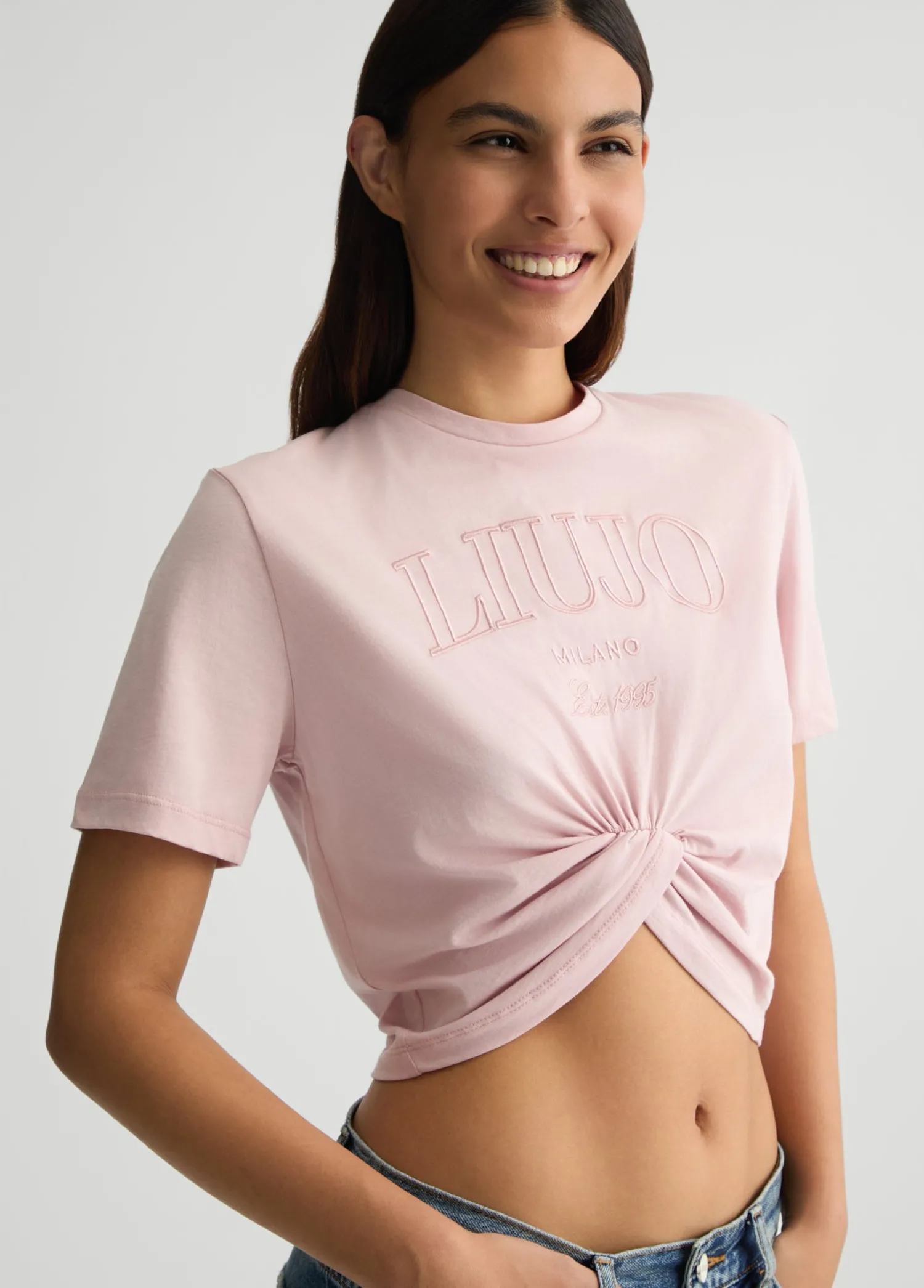 Discount T-Shirt in Cotone con Logo / Donna T-shirt
