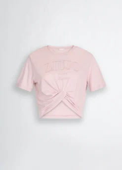 Discount T-Shirt in Cotone con Logo / Donna T-shirt
