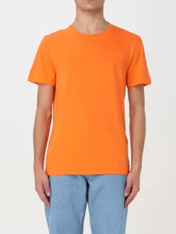 Hot T-Shirt in Cotone con Logo / Uomo T-shirt