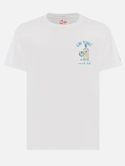 Sale T-Shirt in Cotone con Ricamo / Uomo T-shirt