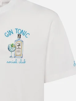 Sale T-Shirt in Cotone con Ricamo / Uomo T-shirt