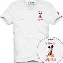 Hot T-Shirt in Cotone con Ricamo / Uomo T-shirt