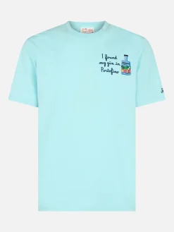 T-Shirt in Cotone con Ricamo / Uomo T-shirt