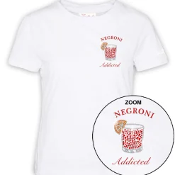 Sale T-Shirt in Cotone con Ricamo / Donna T-shirt
