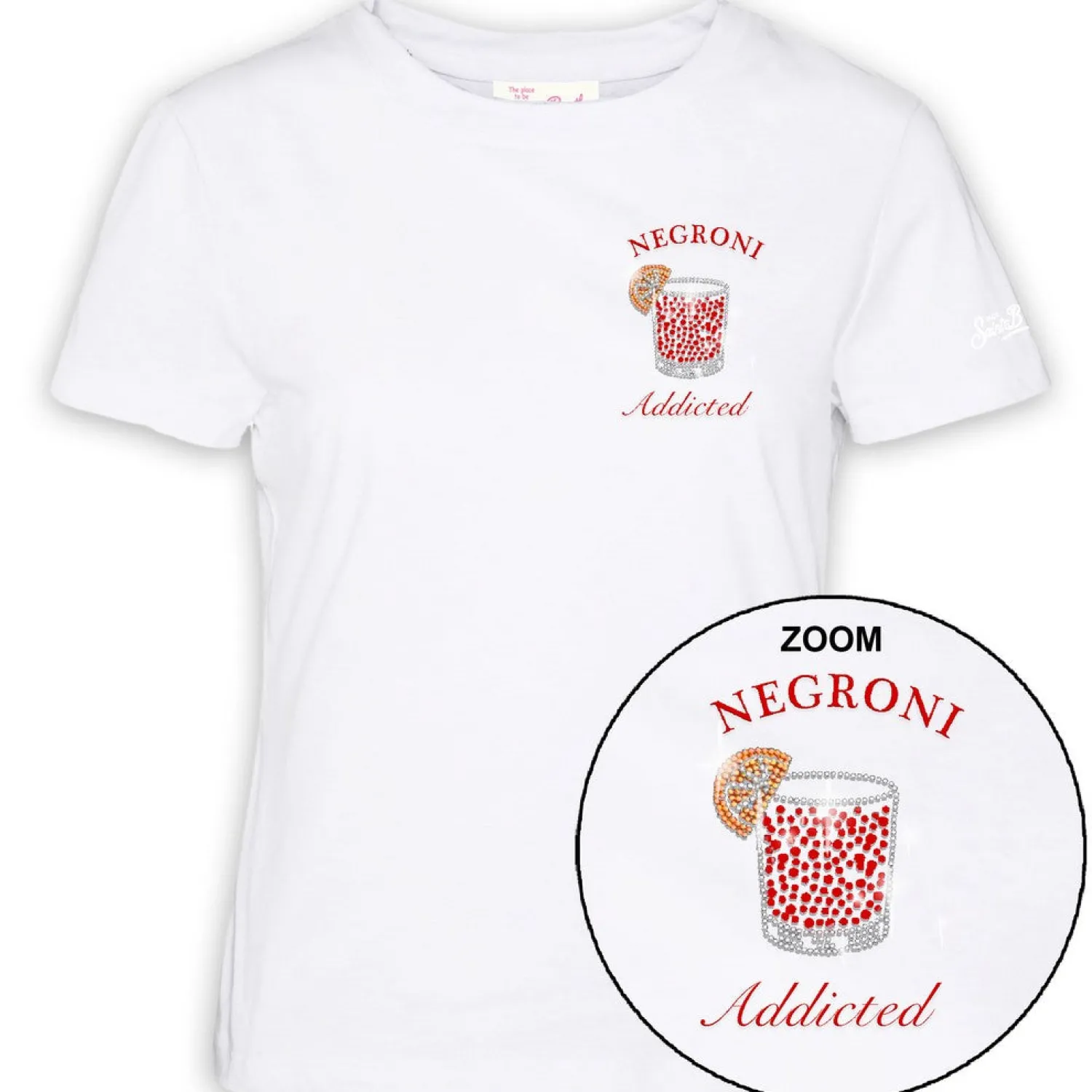 Sale T-Shirt in Cotone con Ricamo / Donna T-shirt