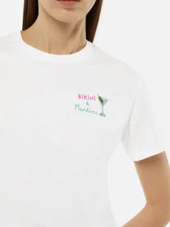 Outlet T-Shirt in Cotone con Ricamo / Donna T-shirt